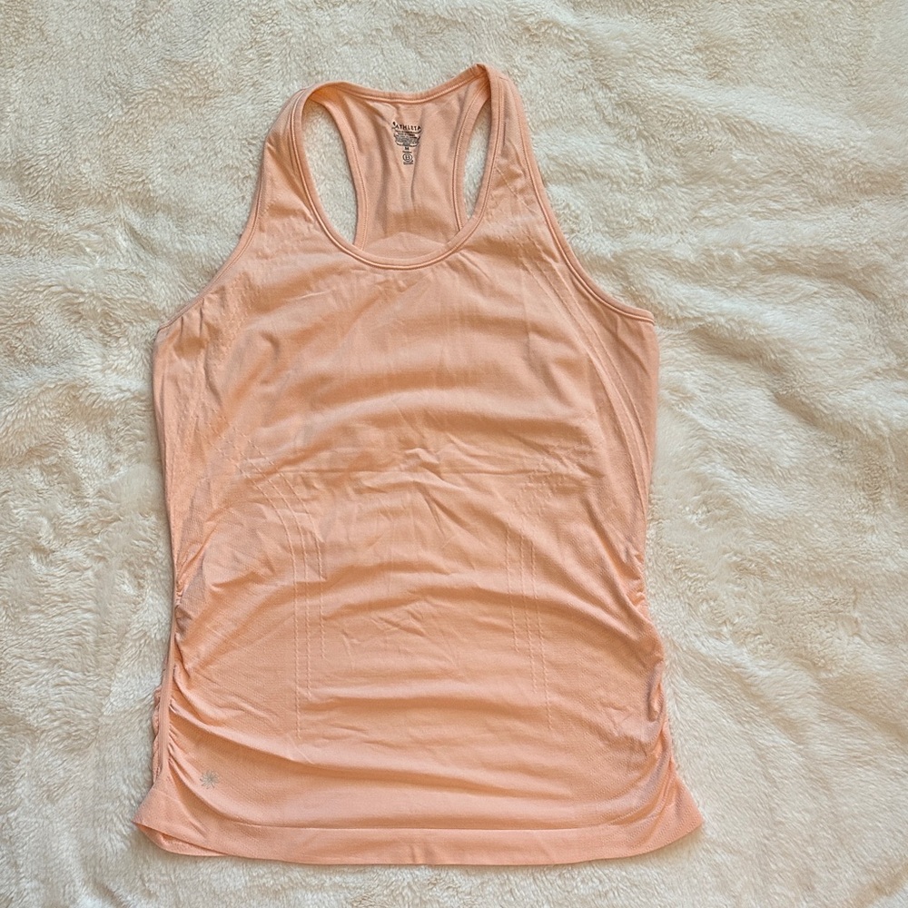 Athleta Peach Racerback Tank Top